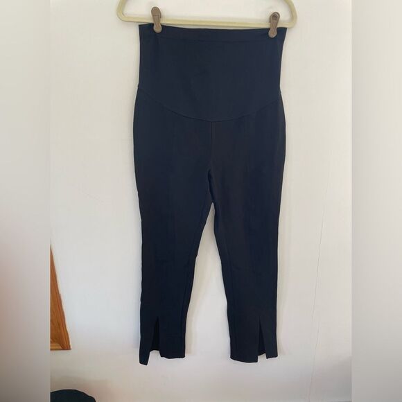 Old Navy Active Maternity Leggings full panel Stevie flare split hem pants large - Picture 2 of 9